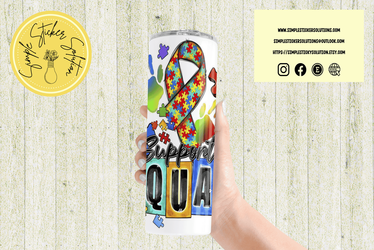 Autism - Autism Support Squad Tumbler