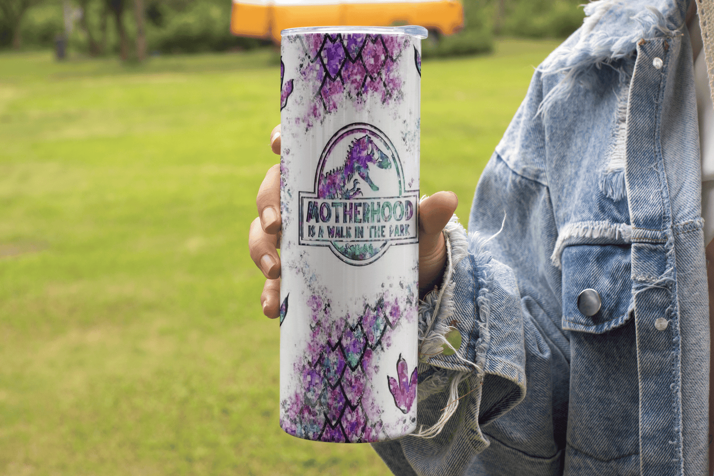 Beautiful Motherhood is a Walk in the Park Design - 20oz Tumbler