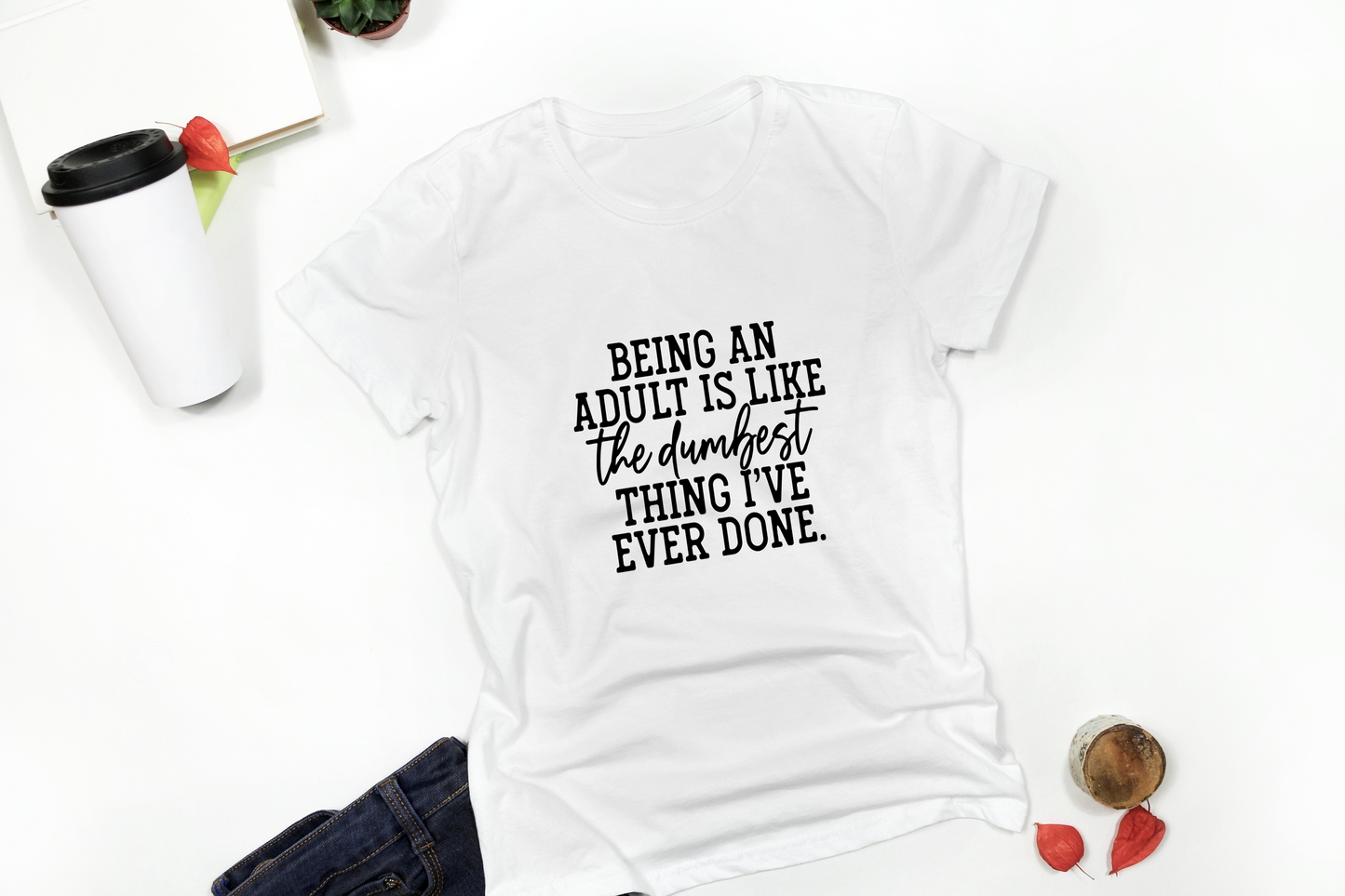 Being an Adult Short Sleeve T-Shirt