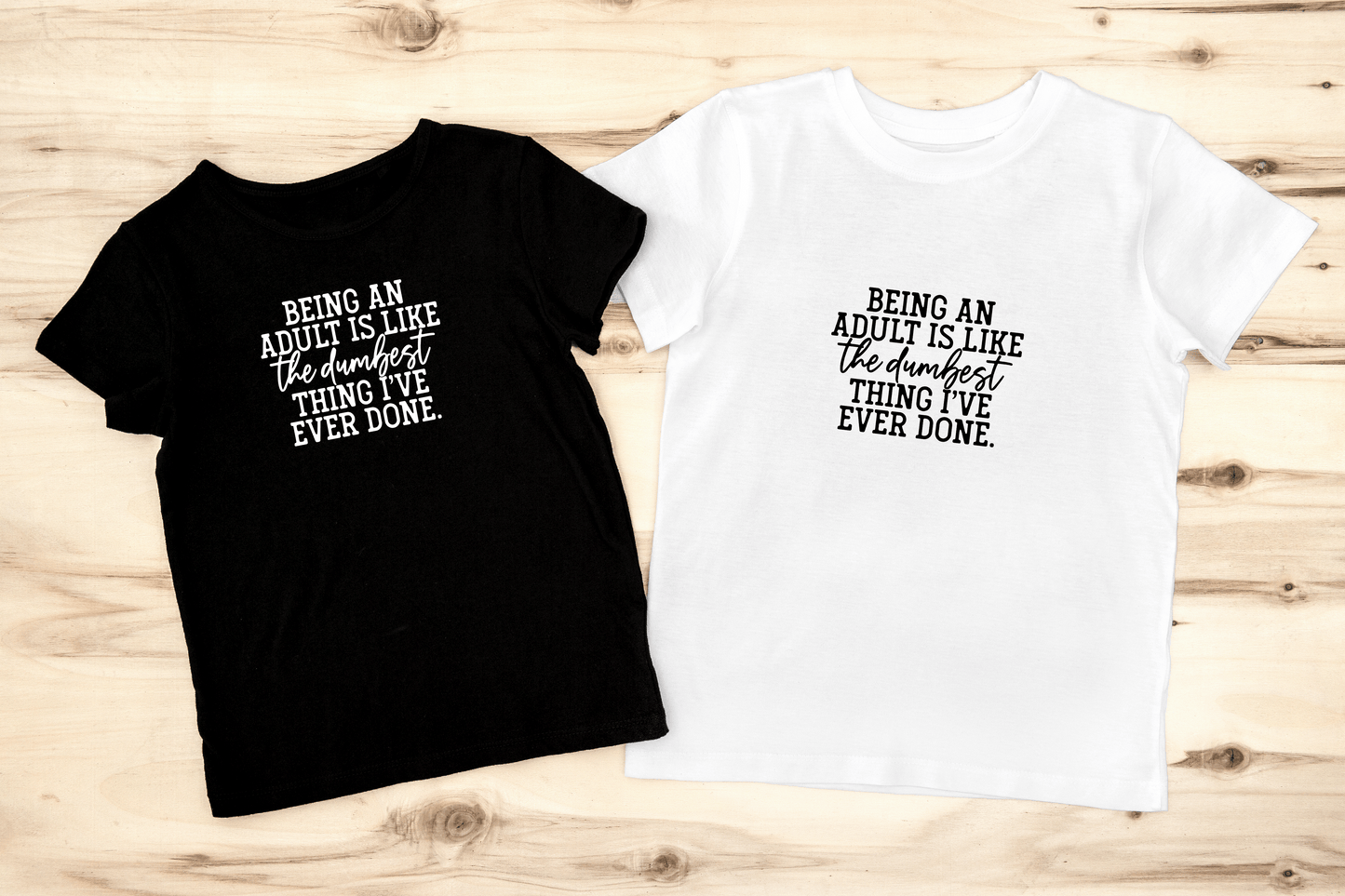 Being an Adult Short Sleeve T-Shirt
