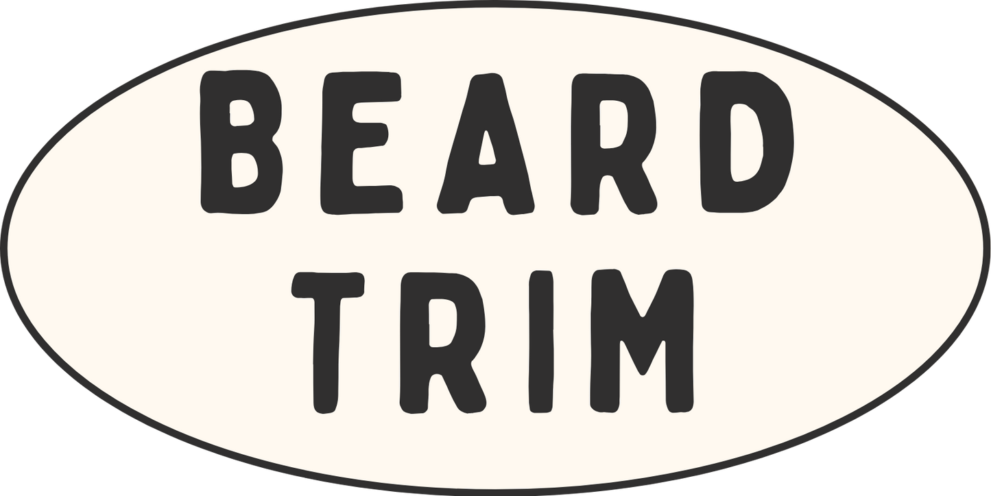 Beard Trim Reminder Stickers