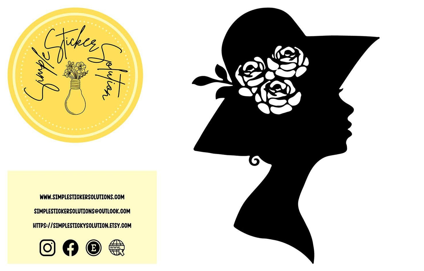 Lady with Flowers in Her Hat Design Short Sleeve T-Shirt