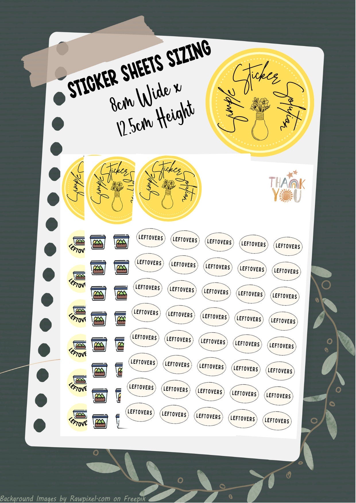 Leftovers Stickers
