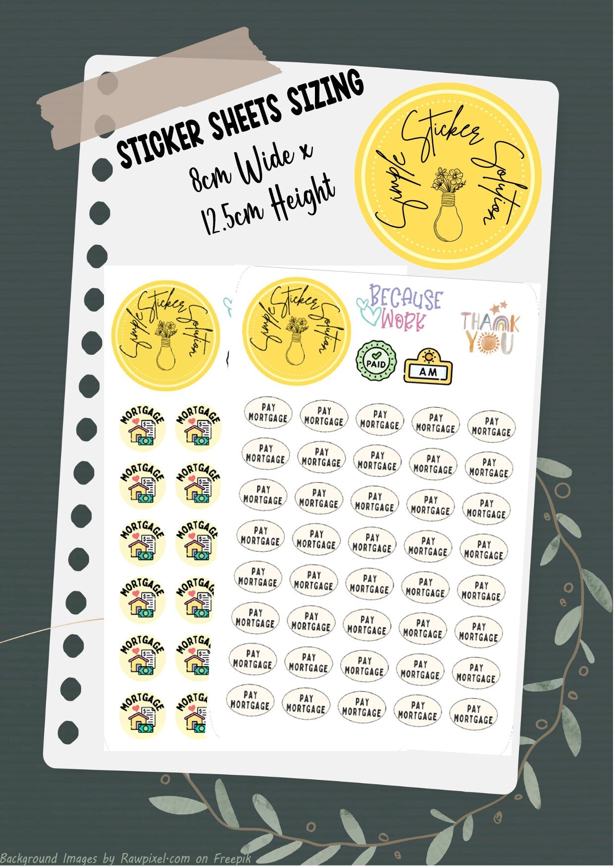 Mortgage Stickers