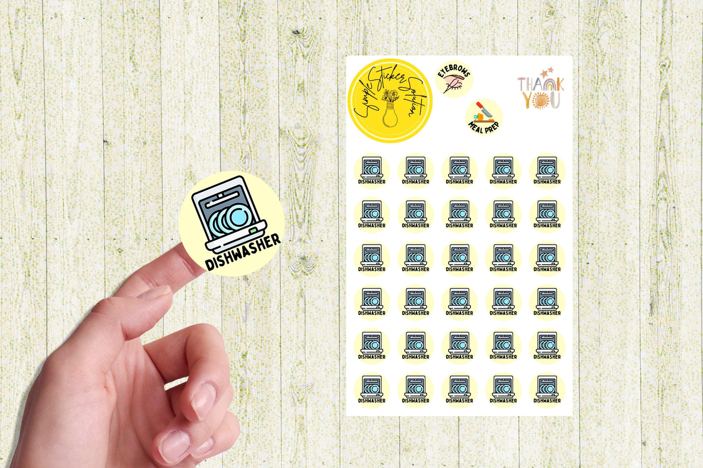 Dishwasher Stickers