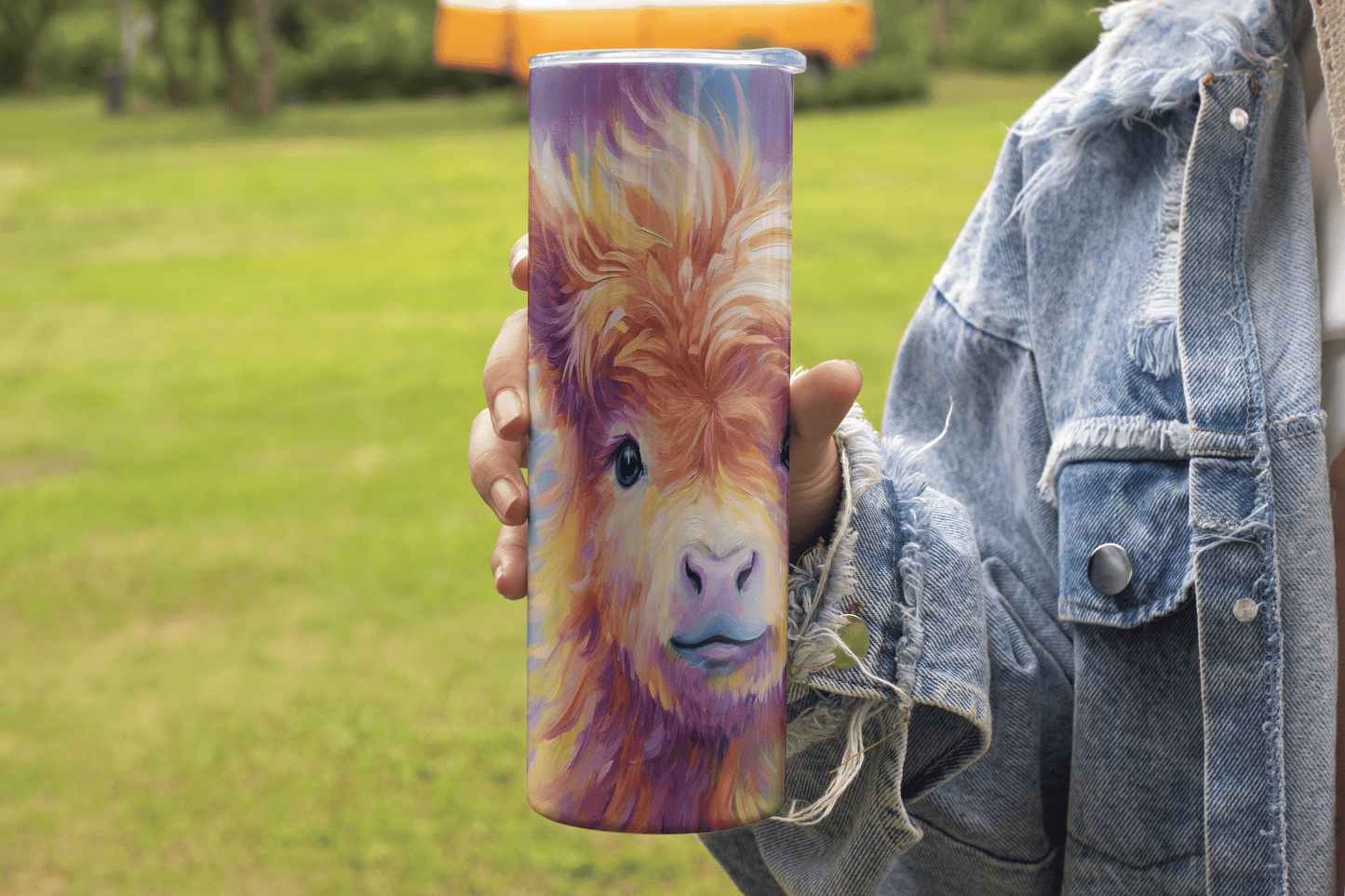 Beautiful Calf Head Design - 20oz Tumbler