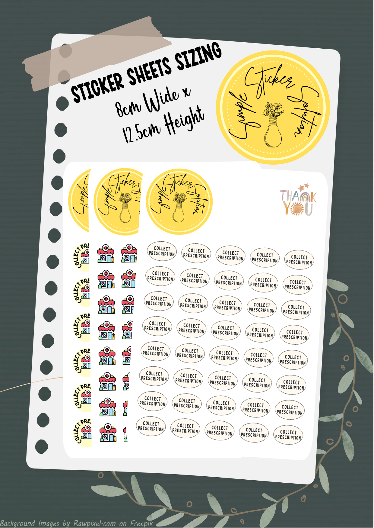 Collect Prescription Stickers