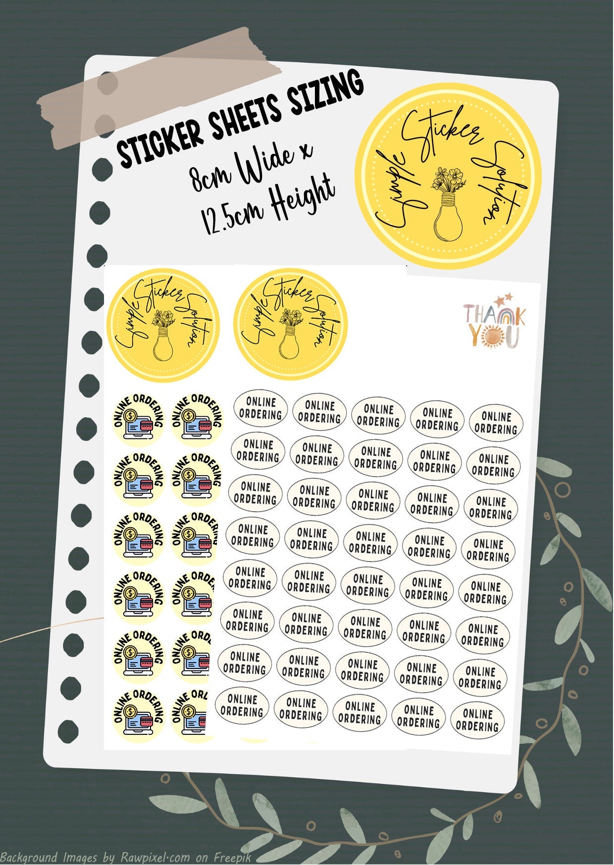 Order Shopping Online Stickers, Weekly/Fortnightly/Monthly Chores, Diary Stickers, Planner Sticker Sheet, Calendar Sticker