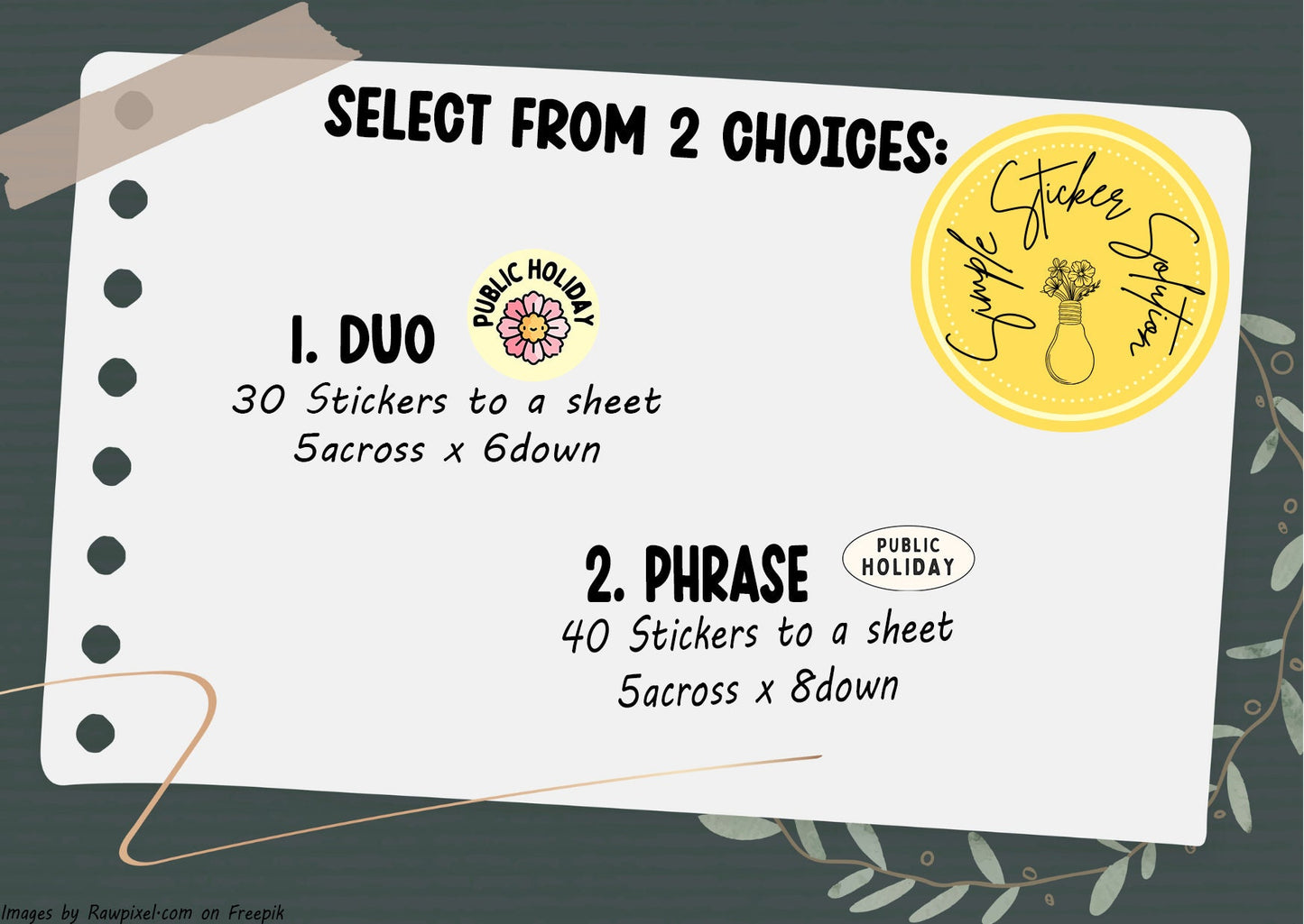 Public Holiday Stickers, Events, Diary Stickers, Planner Sticker Sheet, Calendar Sticker, Organiser Stickers