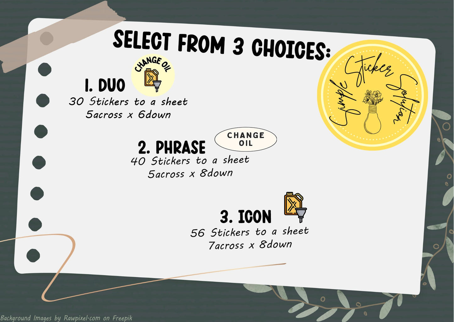 Change Car Oil Stickers, Vehicle, Diary Stickers, Planner Sticker Sheet, Planner, Calendar Sticker