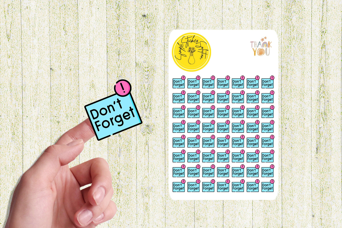 Work - Don't Forget, Work Schedule, Diary Stickers, Planner Sticker Sheet, Planner, Calendar Sticker