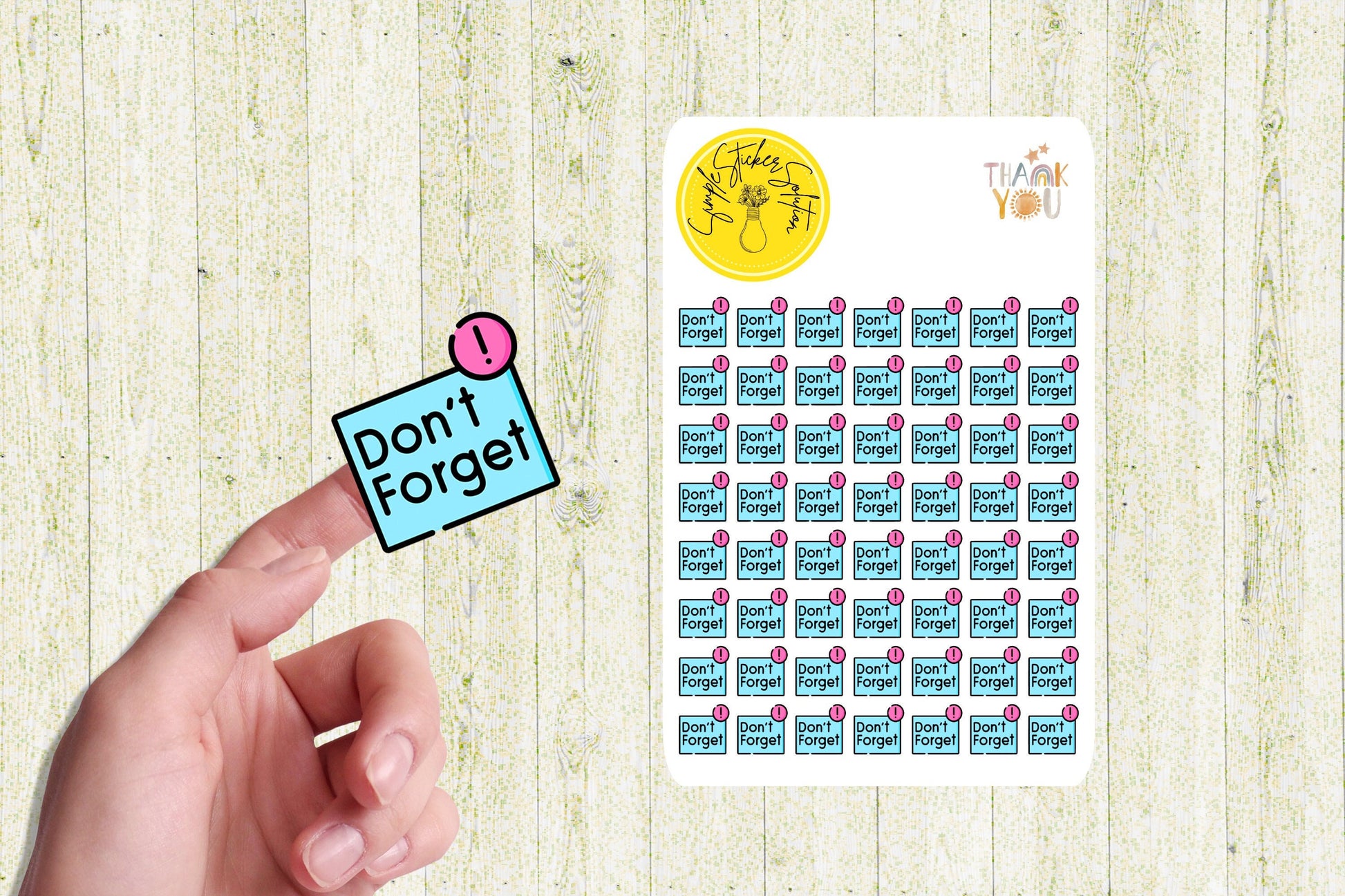 Work - Don't Forget, Work Schedule, Diary Stickers, Planner Sticker Sheet, Planner, Calendar Sticker