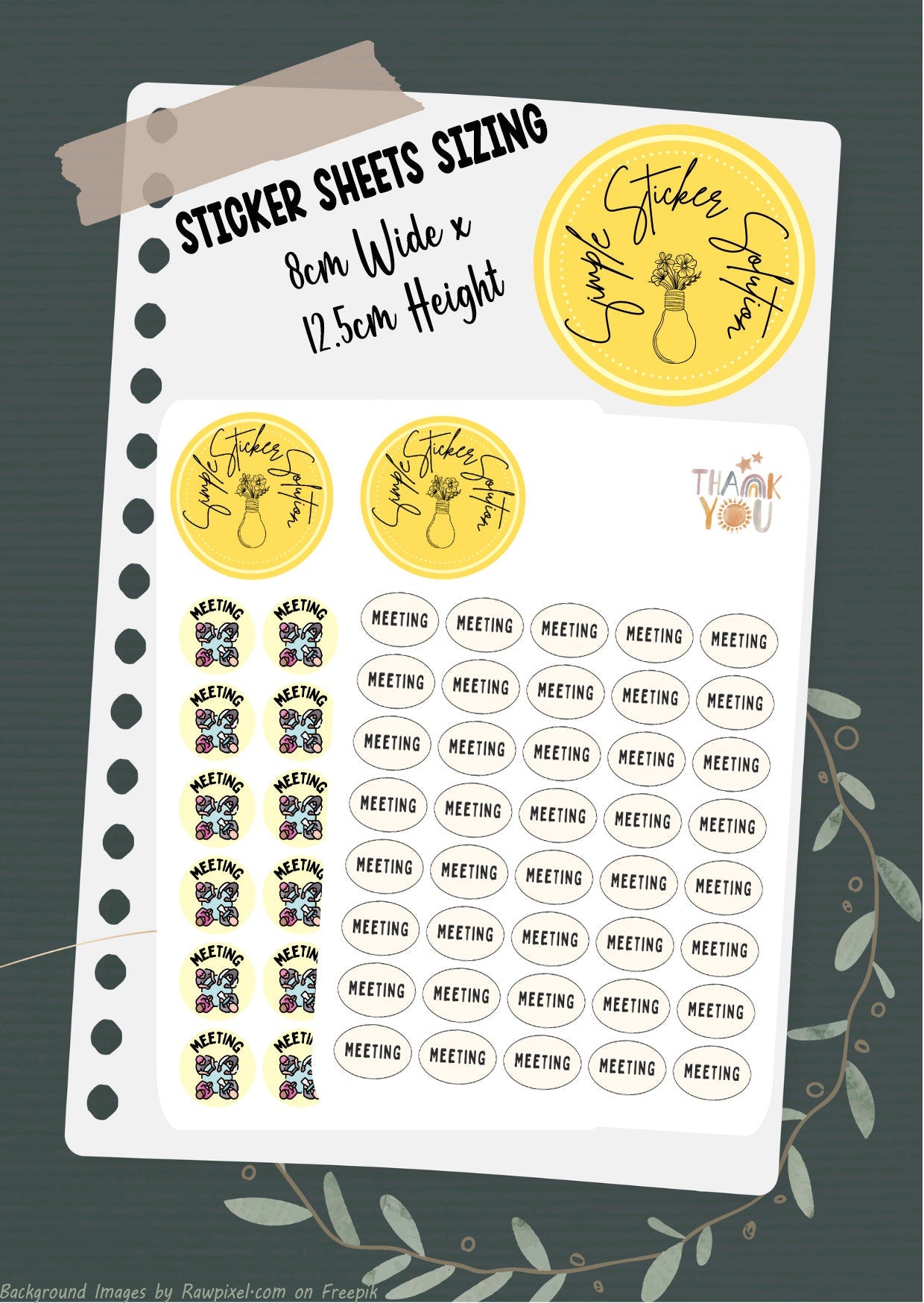 Work - Meeting Stickers, Work Schedule, Diary Stickers, Planner Sticker Sheet, Planner, Calendar Sticker
