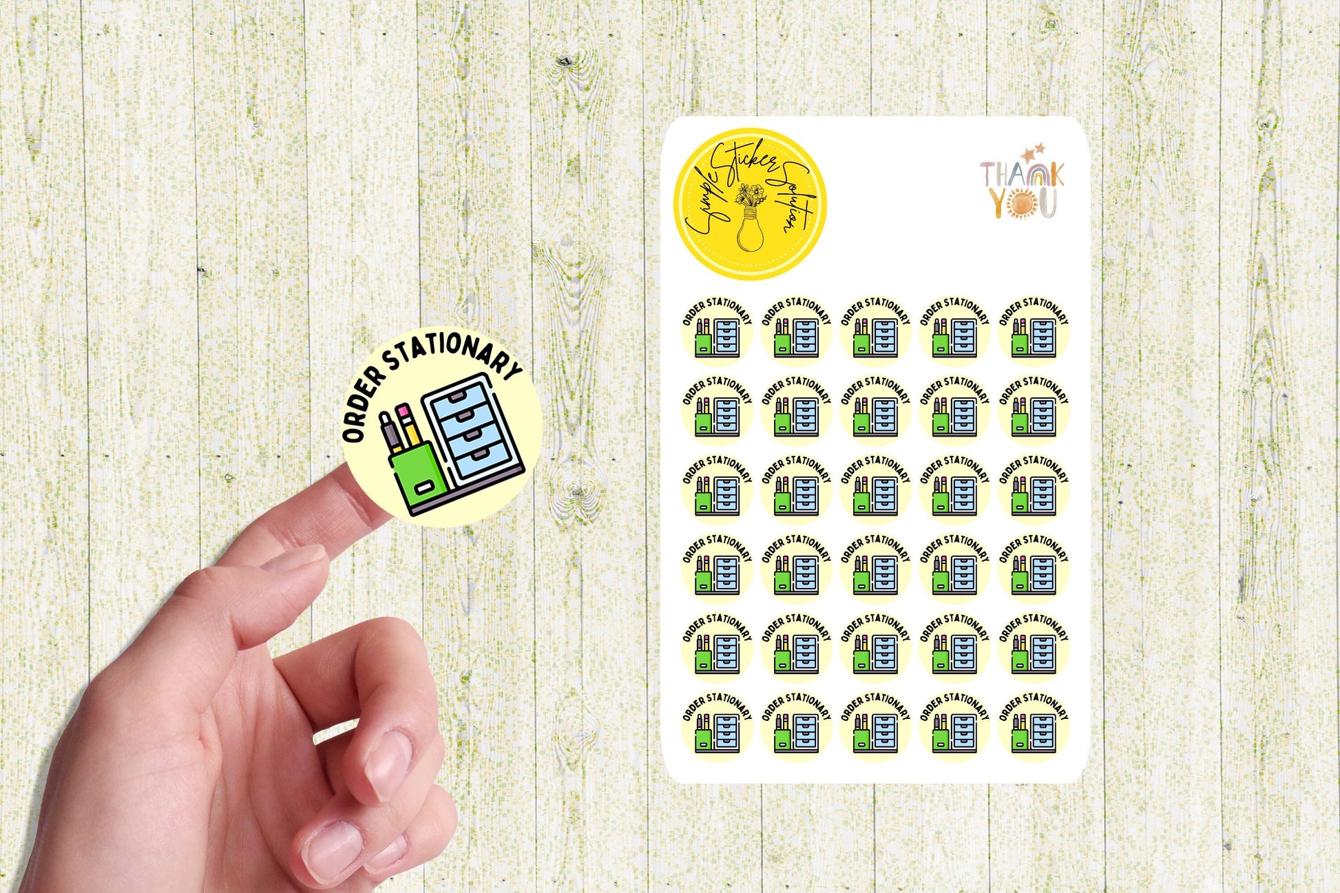 Work - Order Stationary, Office Supplies, Diary Stickers, Planner Sticker Sheet, Planner, Calendar Sticker