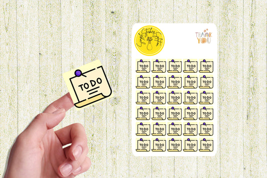 Work - To Do, Checklist, Diary Stickers, Planner Sticker Sheet, Planner, Calendar Sticker