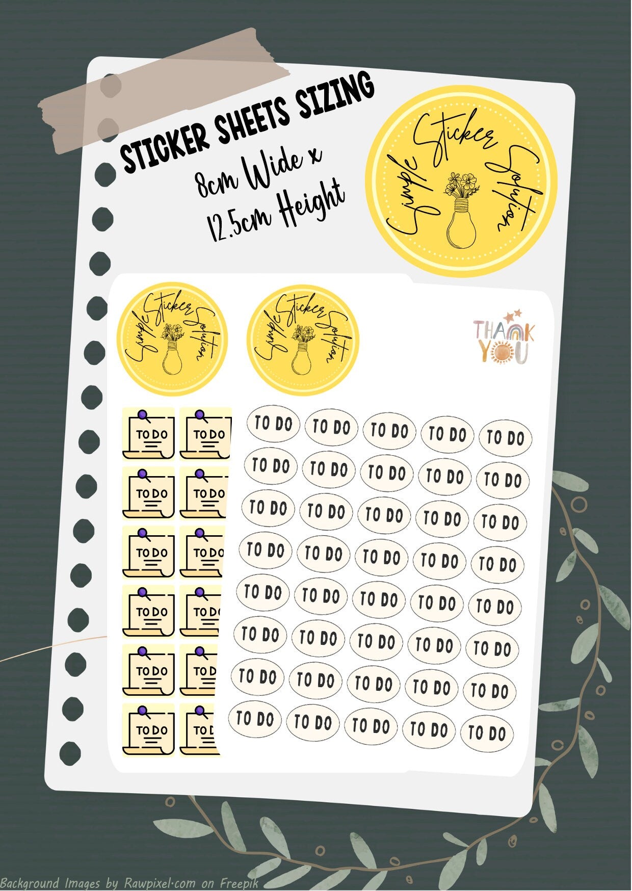 Work - To Do, Checklist, Diary Stickers, Planner Sticker Sheet, Planner, Calendar Sticker