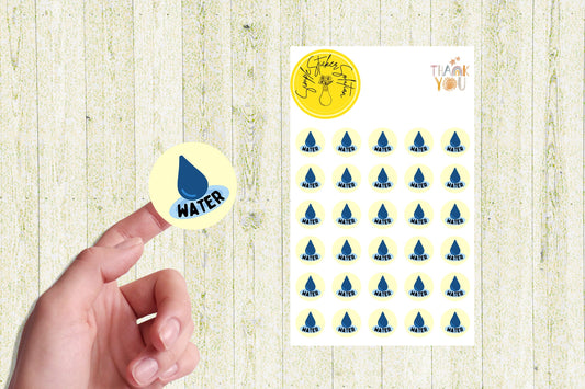 Water Bill Stickers