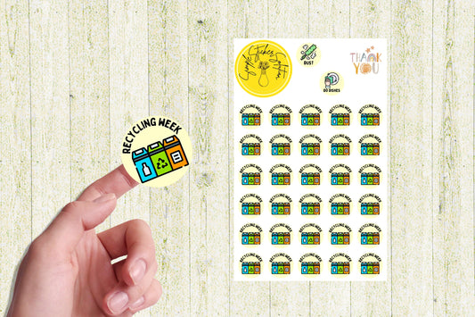 Recycling Week Stickers